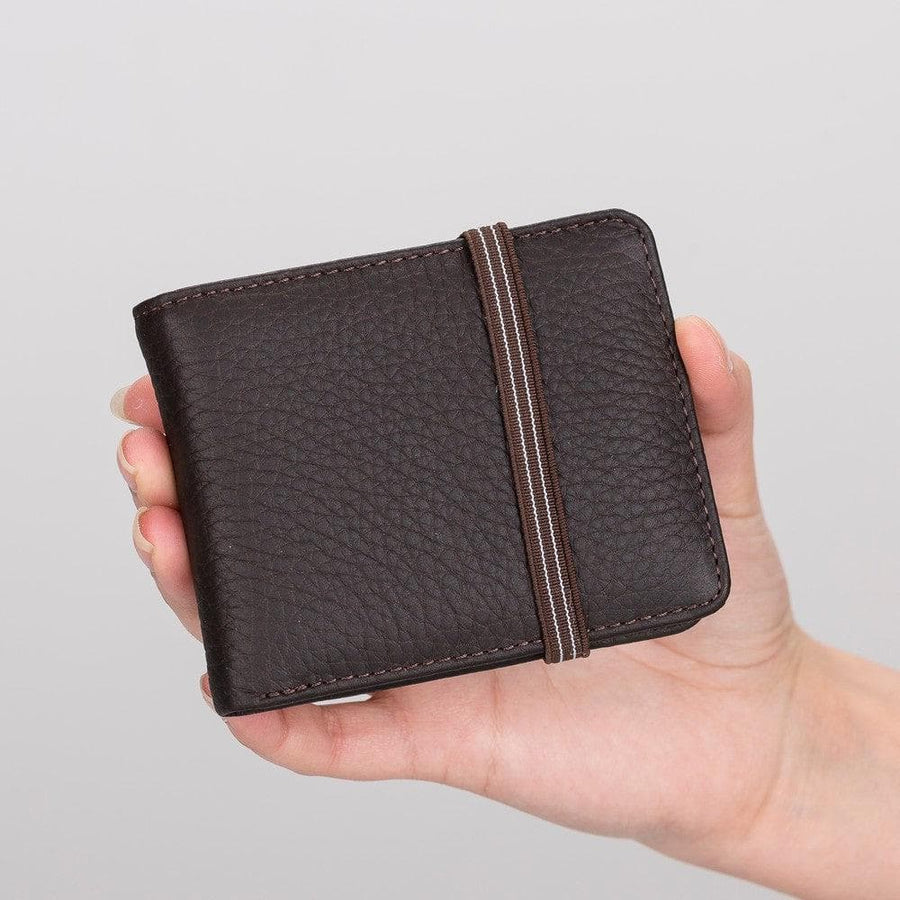 Men's Leather Wallet in Terra Brown