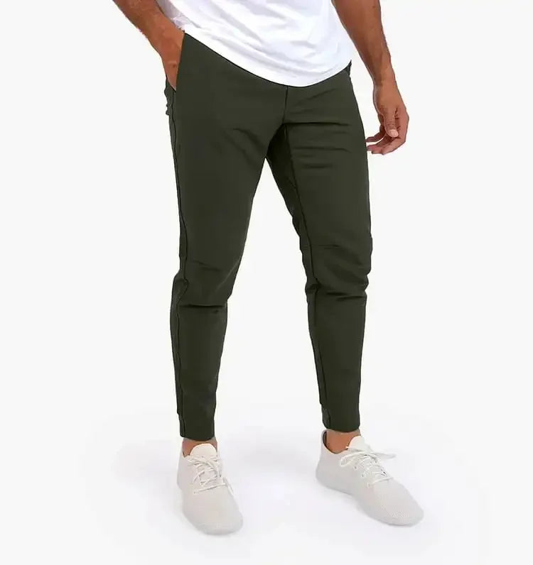 Men's Stretch Chino Trousers - Seven Colours - lifestyle view | SAINT DOR