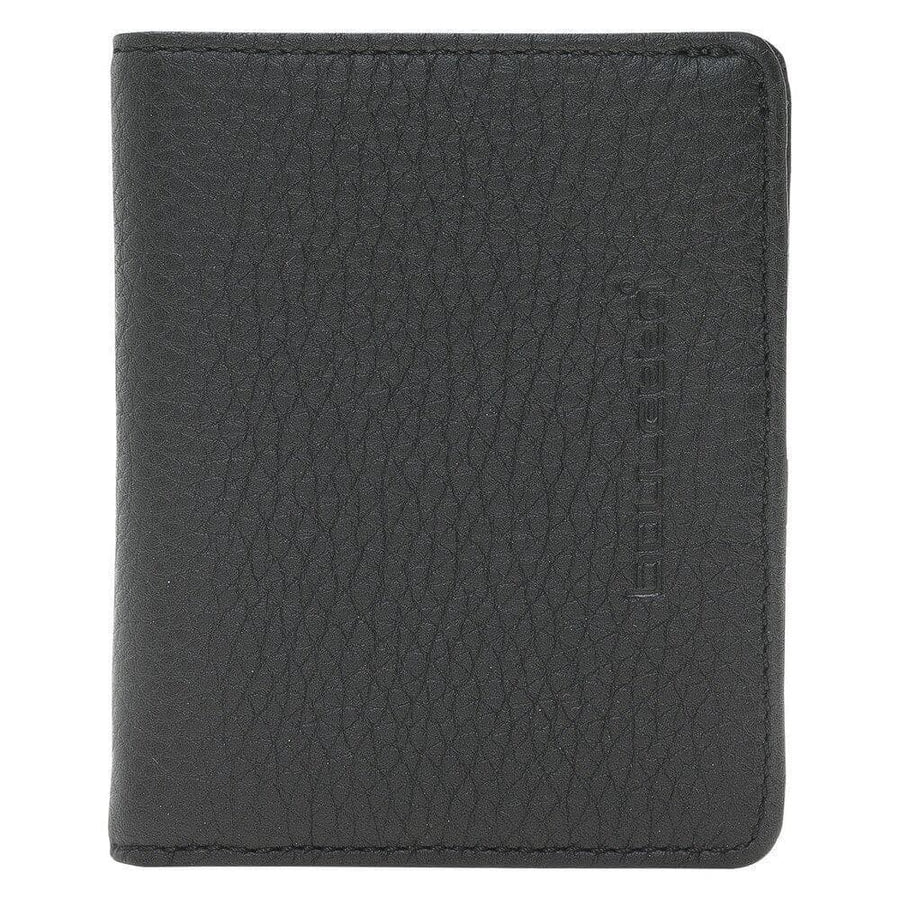 Men's Leather Wallet in Pebble Gray