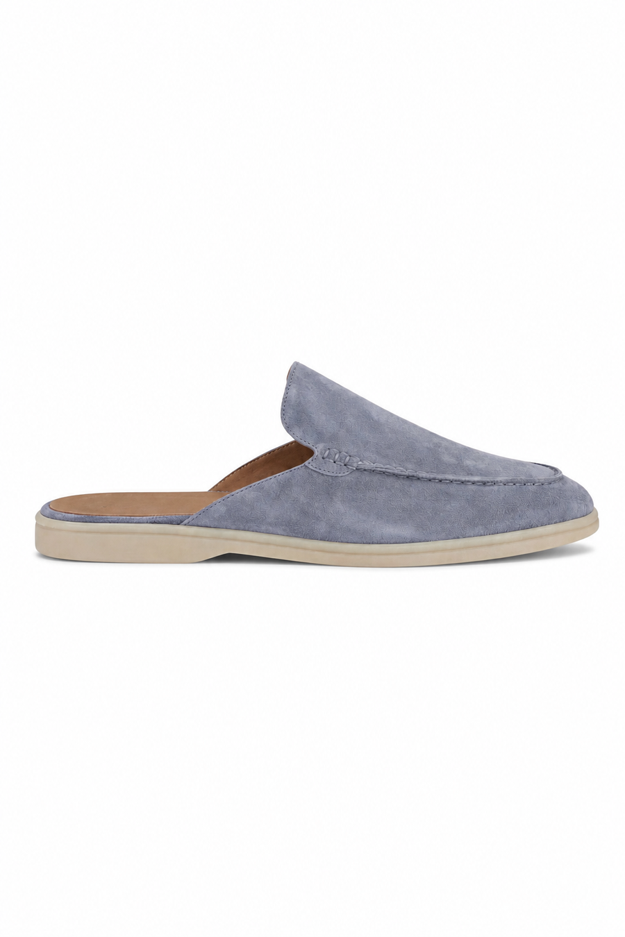 Suede Mule — Light Blue — Mules