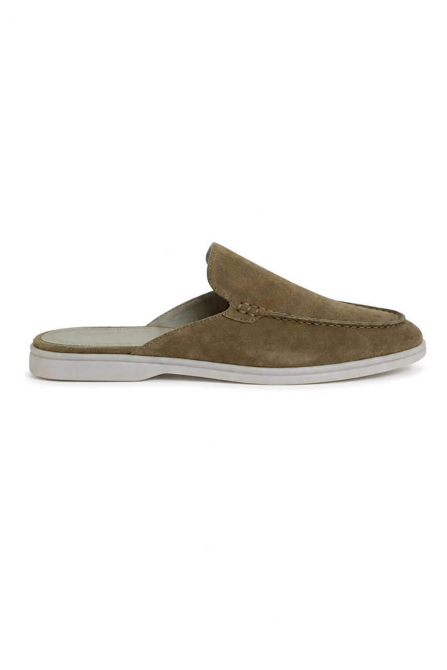 Suede Mule — Olive — Mules