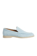 Suede Loafer — Light Blue — Loafers