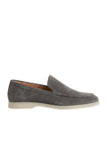 Suede Loafer — Grey — Loafers