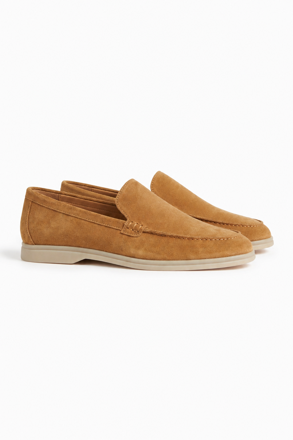 Suede Loafer — Light Tobacco — Loafers