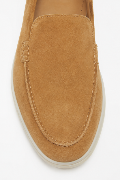 Suede Loafer — Light Tobacco — Loafers