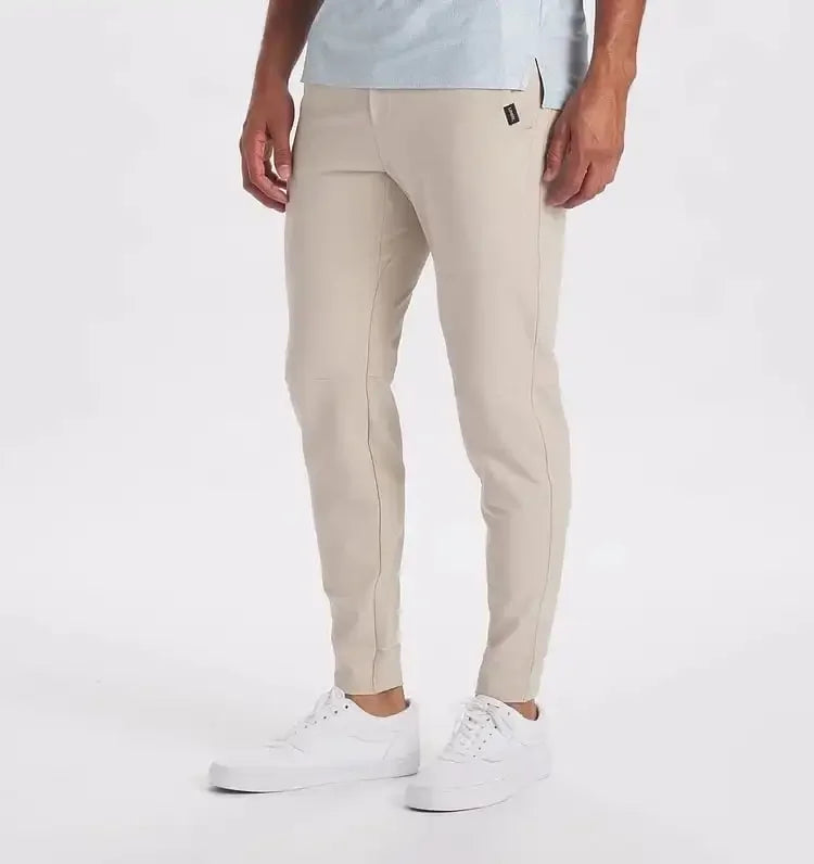 Men's Stretch Chino Trousers - Seven Colours - product view | SAINT DOR