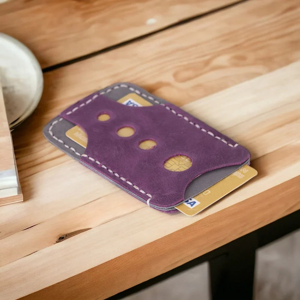 Leather Card Holder – Full-grain leather – view 5