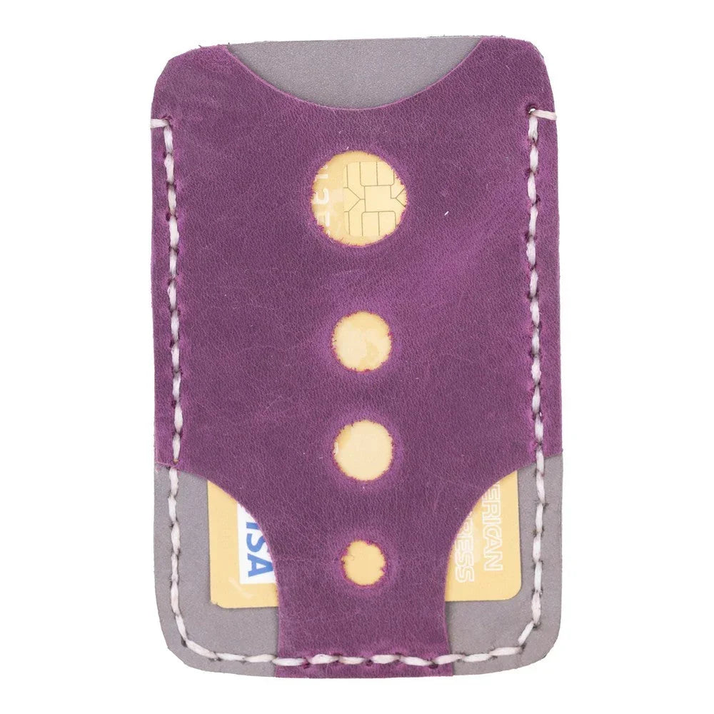 Leather Card Holder – Full-grain leather – view 2